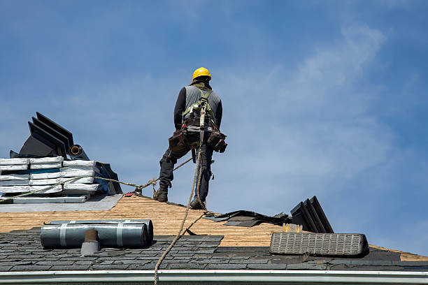 Professional Roofing technician working in Randolph, UT